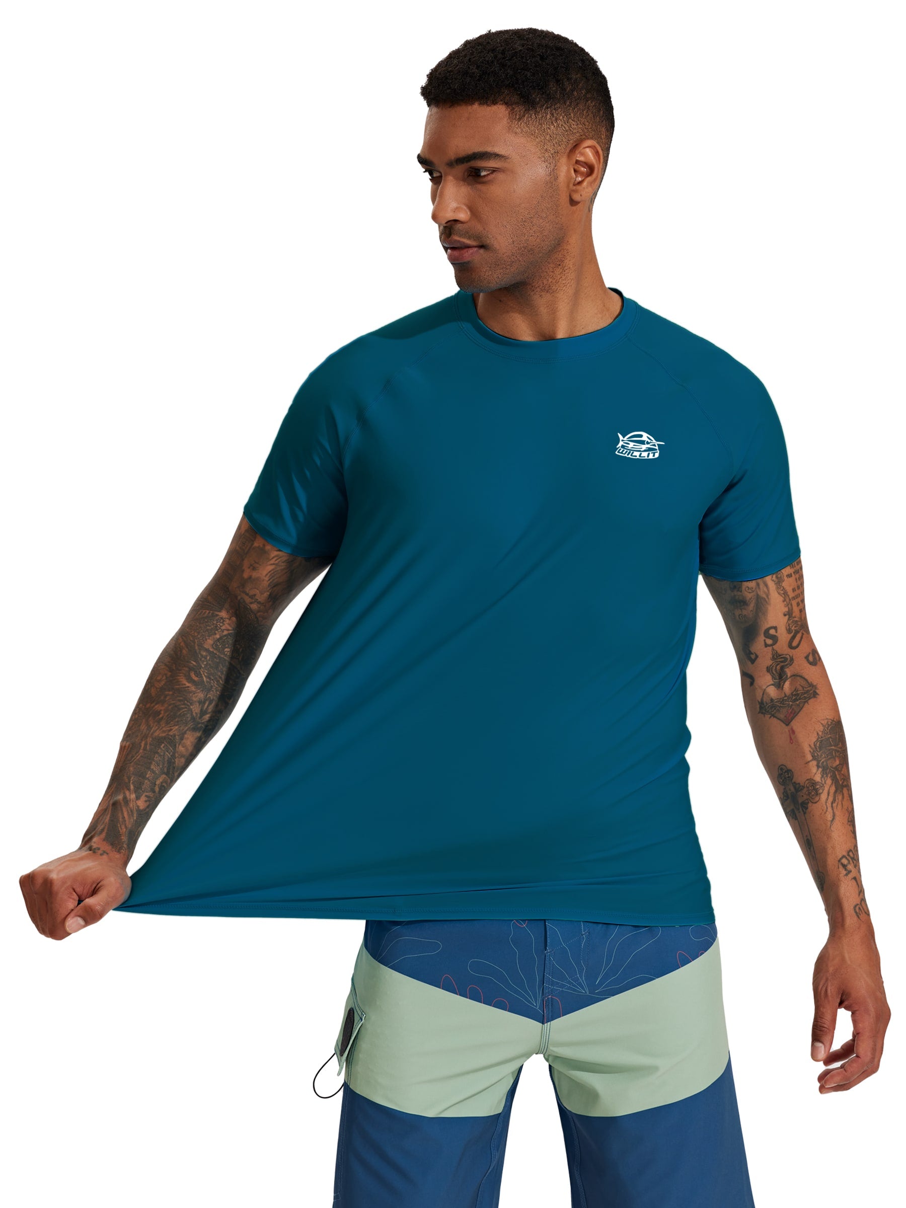 Men's Sun Protection Short Sleeve Shirt UPF 50+