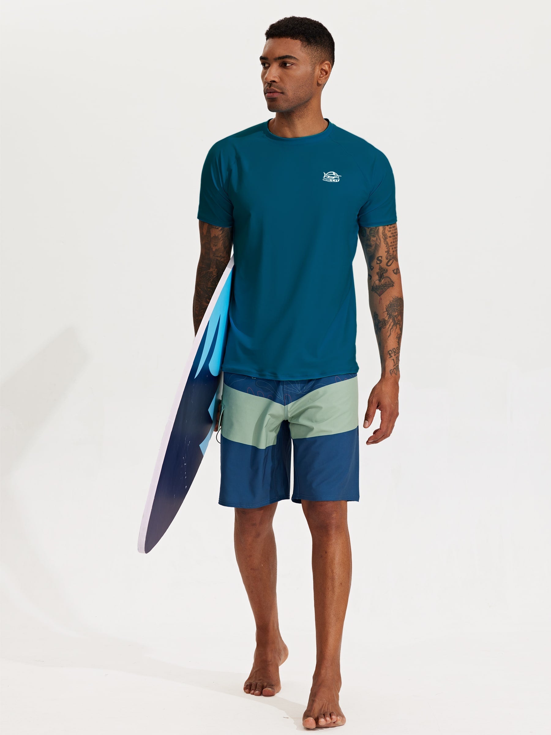 Men's Sun Protection Short Sleeve Shirt UPF 50+