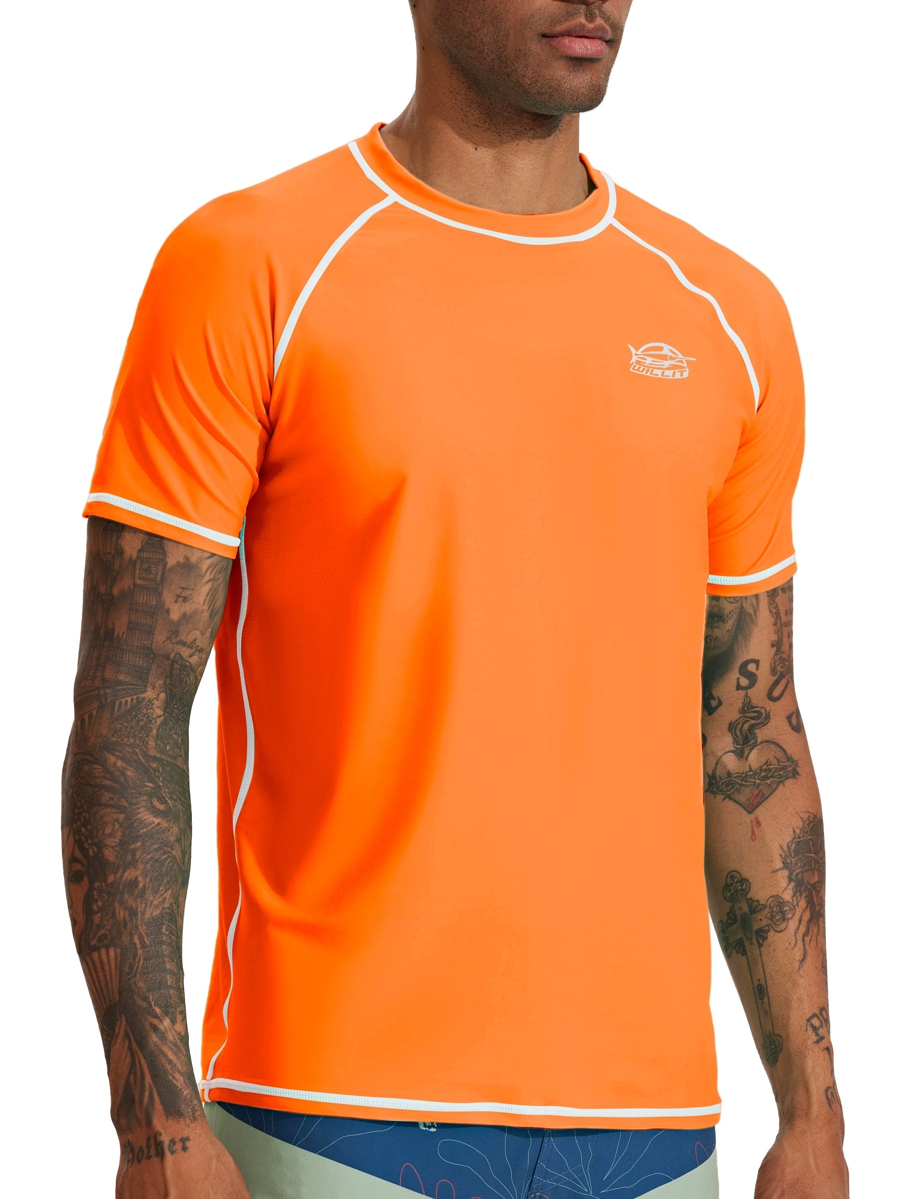 Men's Sun Protection Short Sleeve Shirt UPF 50+