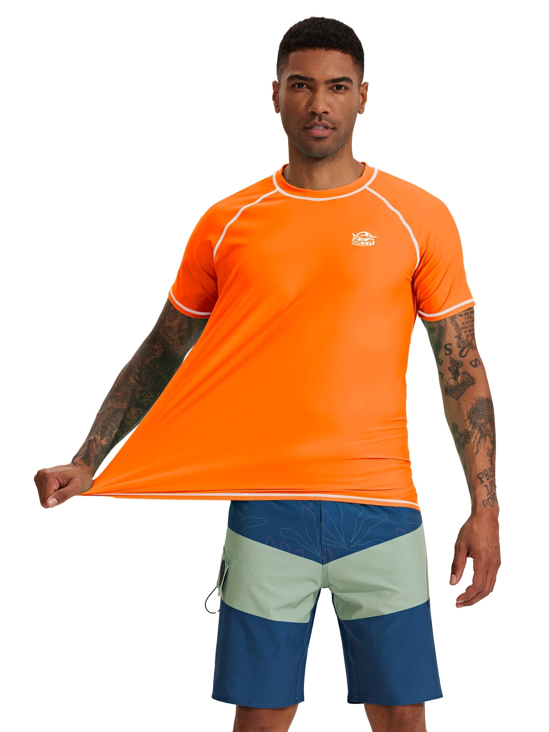 Men's Sun Protection Short Sleeve Shirt UPF 50+
