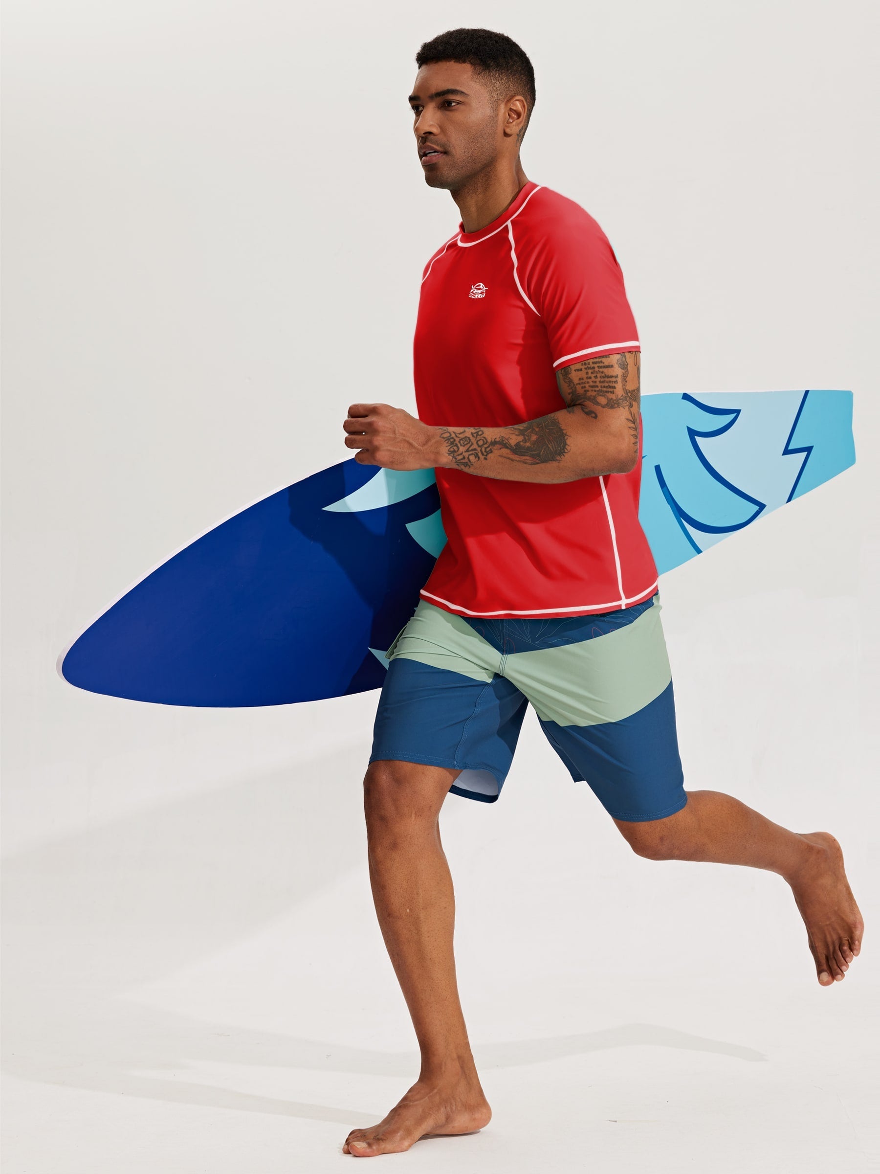 Men's Sun Protection Short Sleeve Shirt UPF 50+