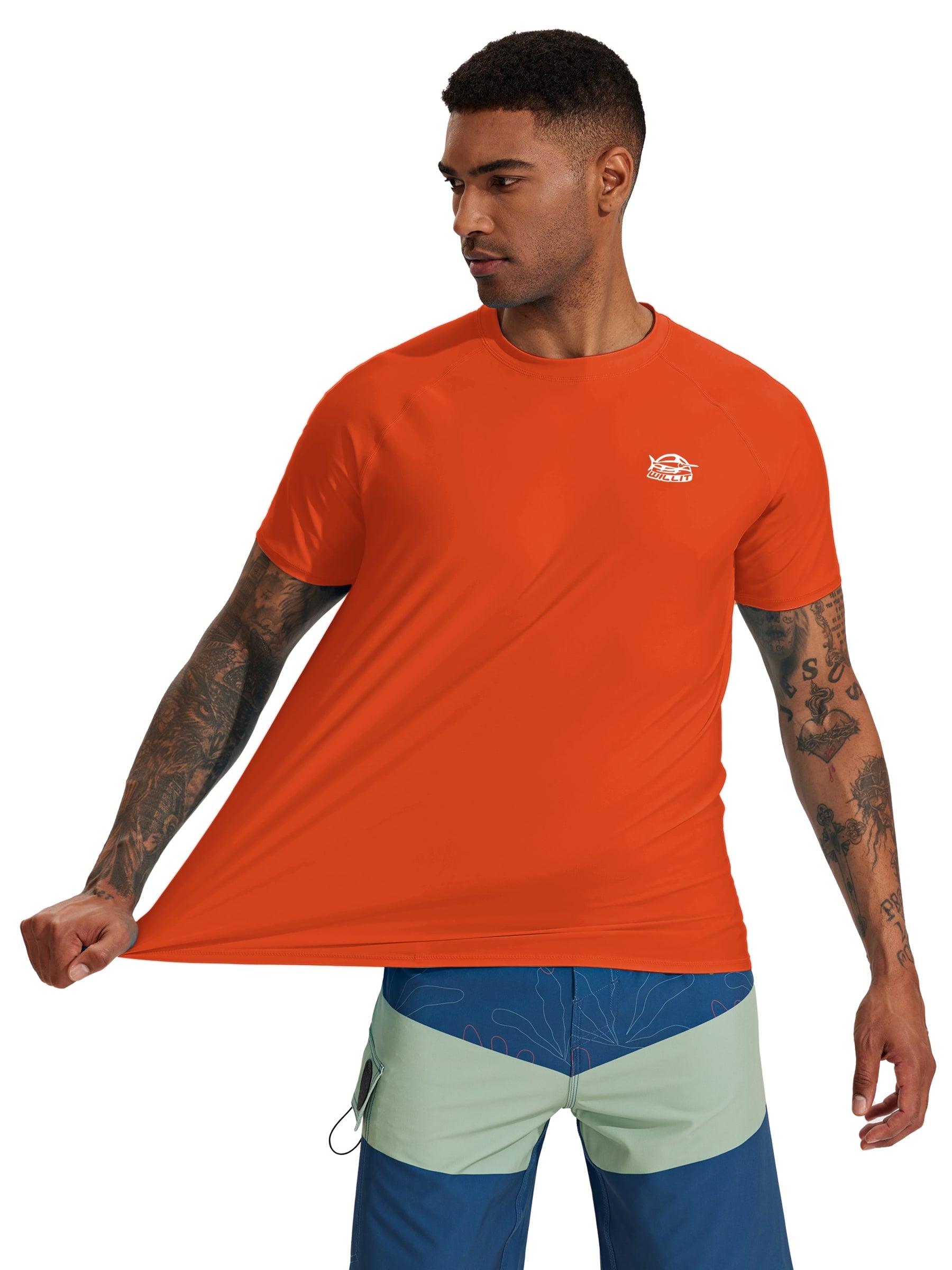 Men's Sun Protection Short Sleeve Shirt UPF 50+