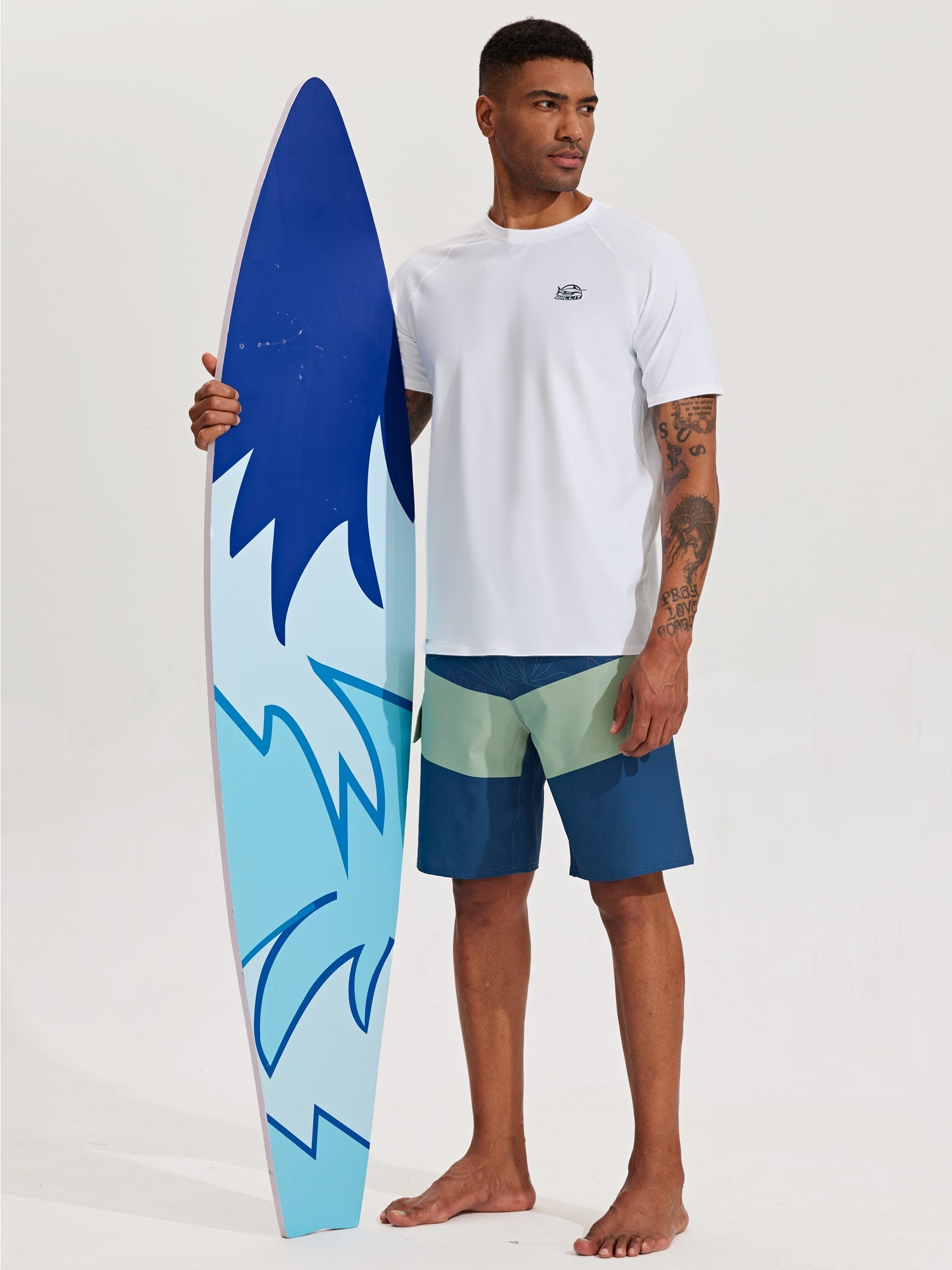 Men's Sun Protection Short Sleeve Shirt UPF 50+