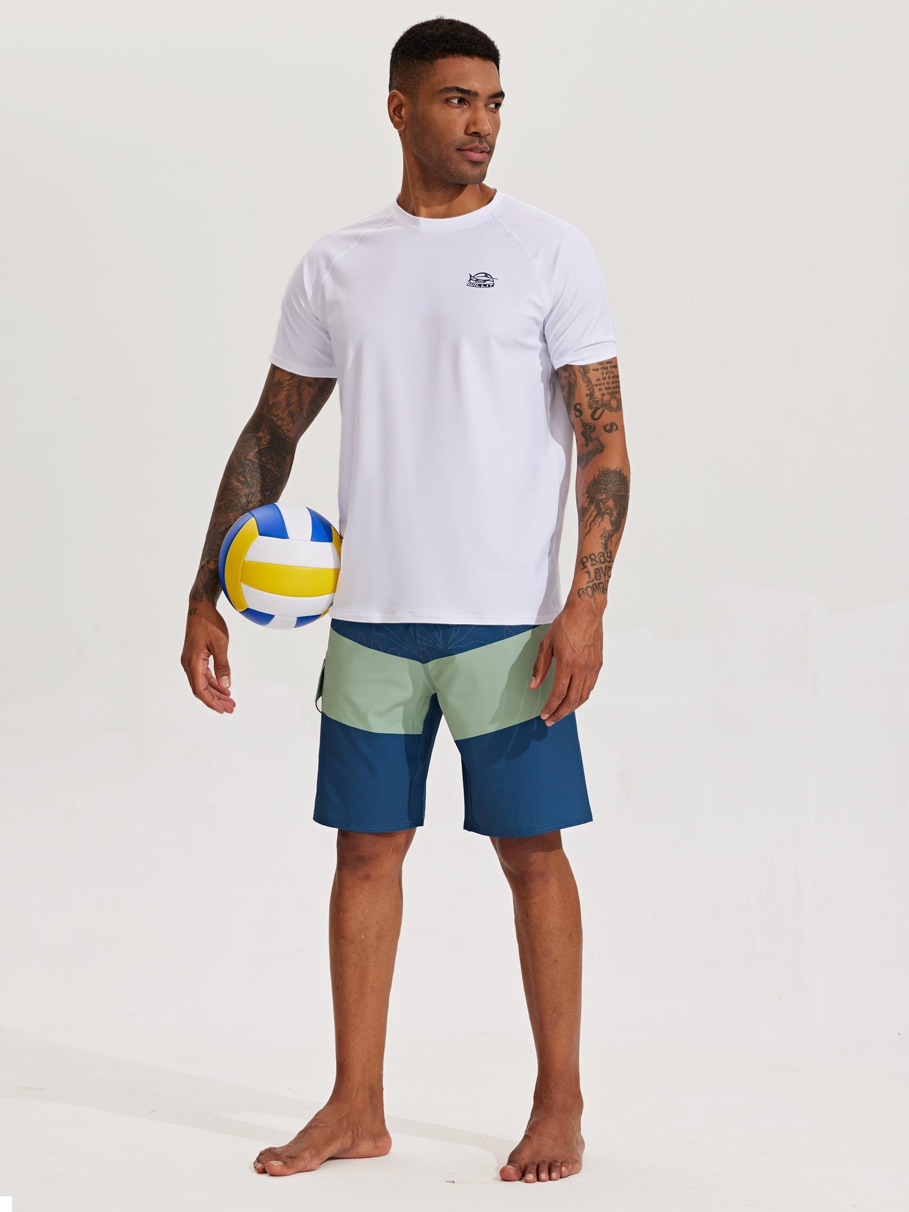 Men's Sun Protection Short Sleeve Shirt UPF 50+