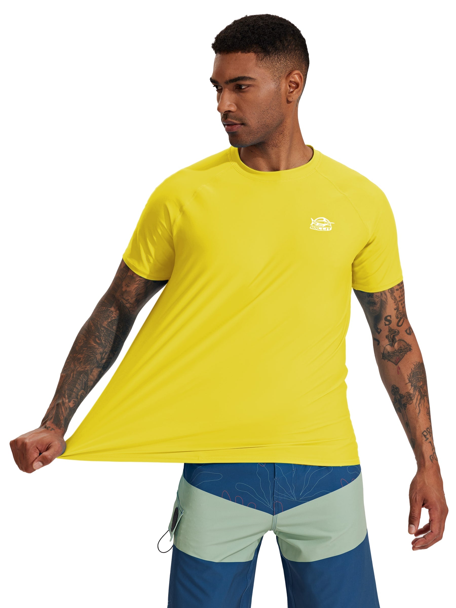 Men's Sun Protection Short Sleeve Shirt UPF 50+