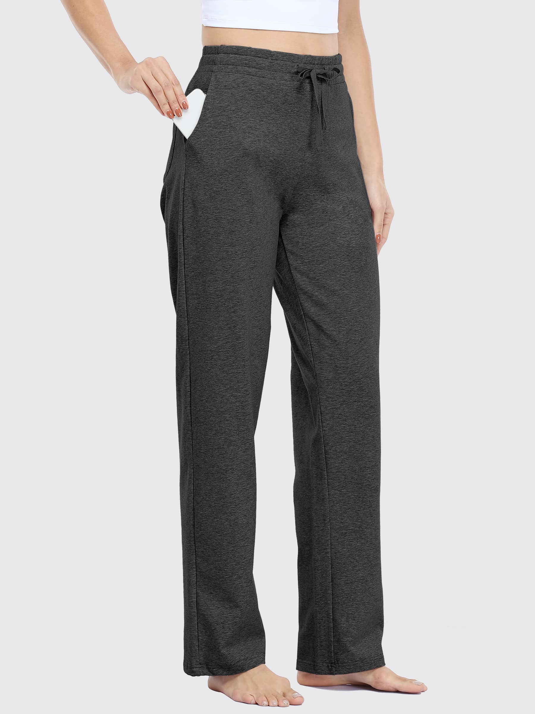 Women's Straight-Leg Cotton Sweatpants