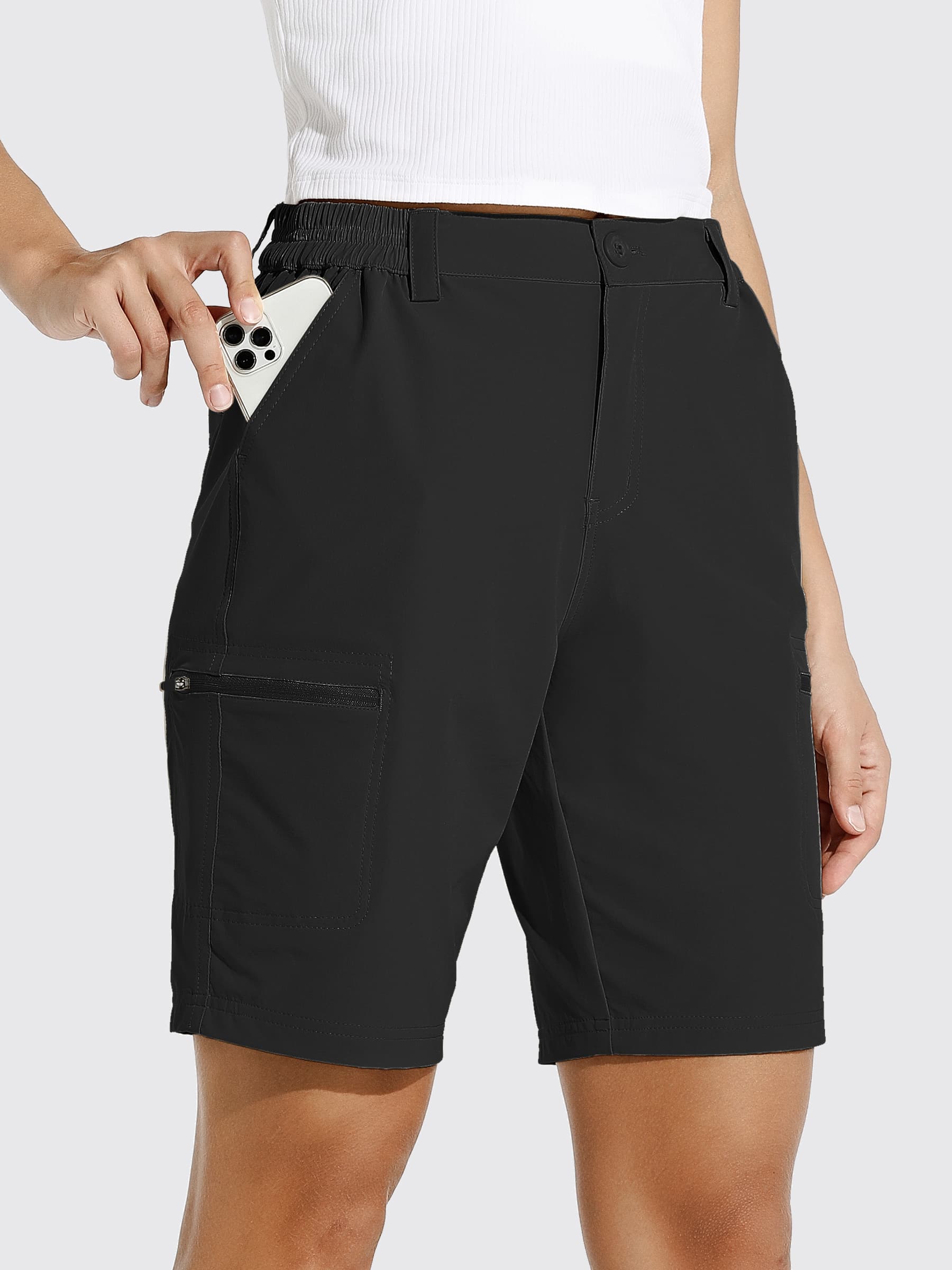 Women's Outdoor Cargo Shorts 10 Inseam
