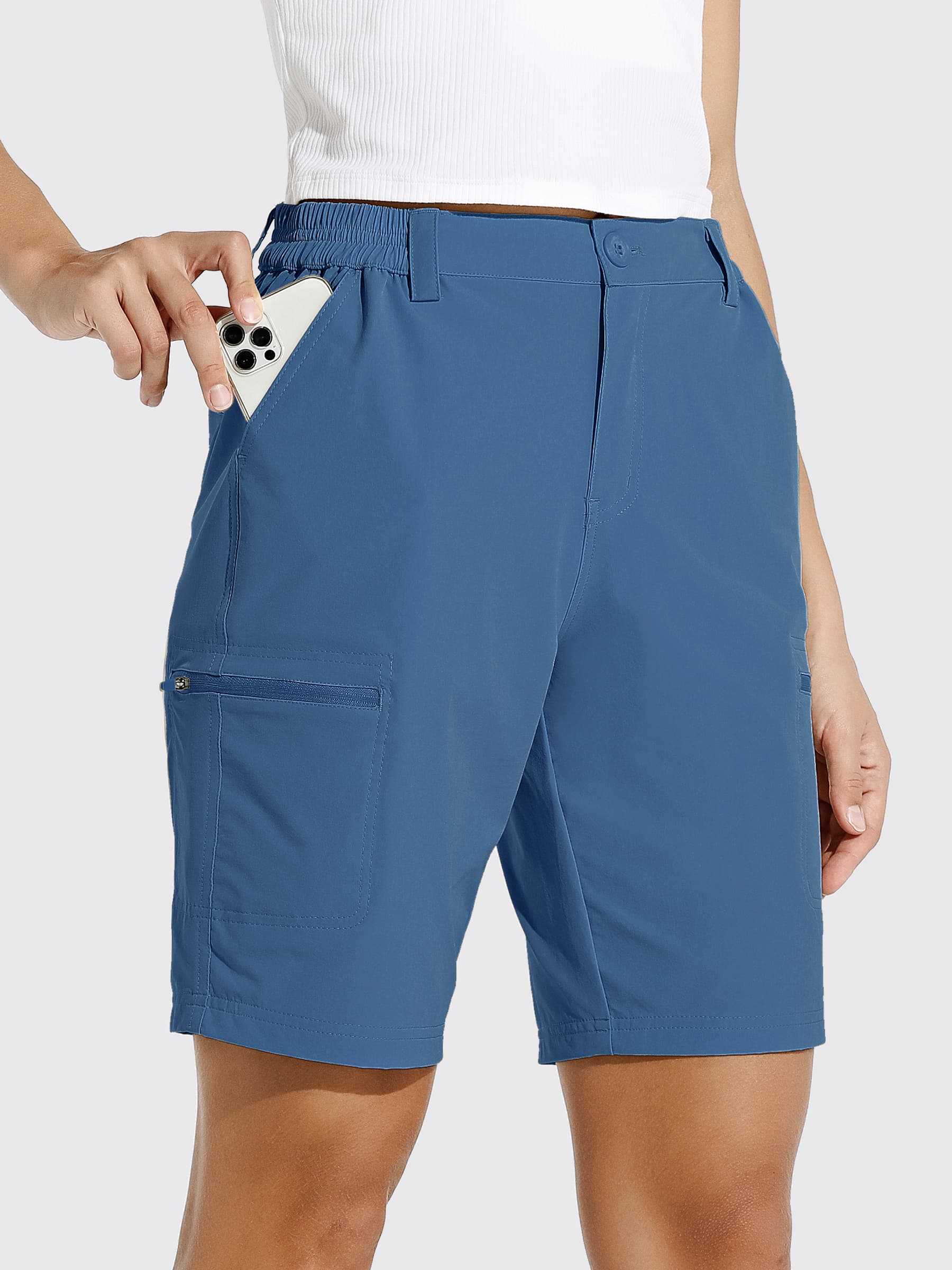 Women's Outdoor Cargo Shorts 10 Inseam