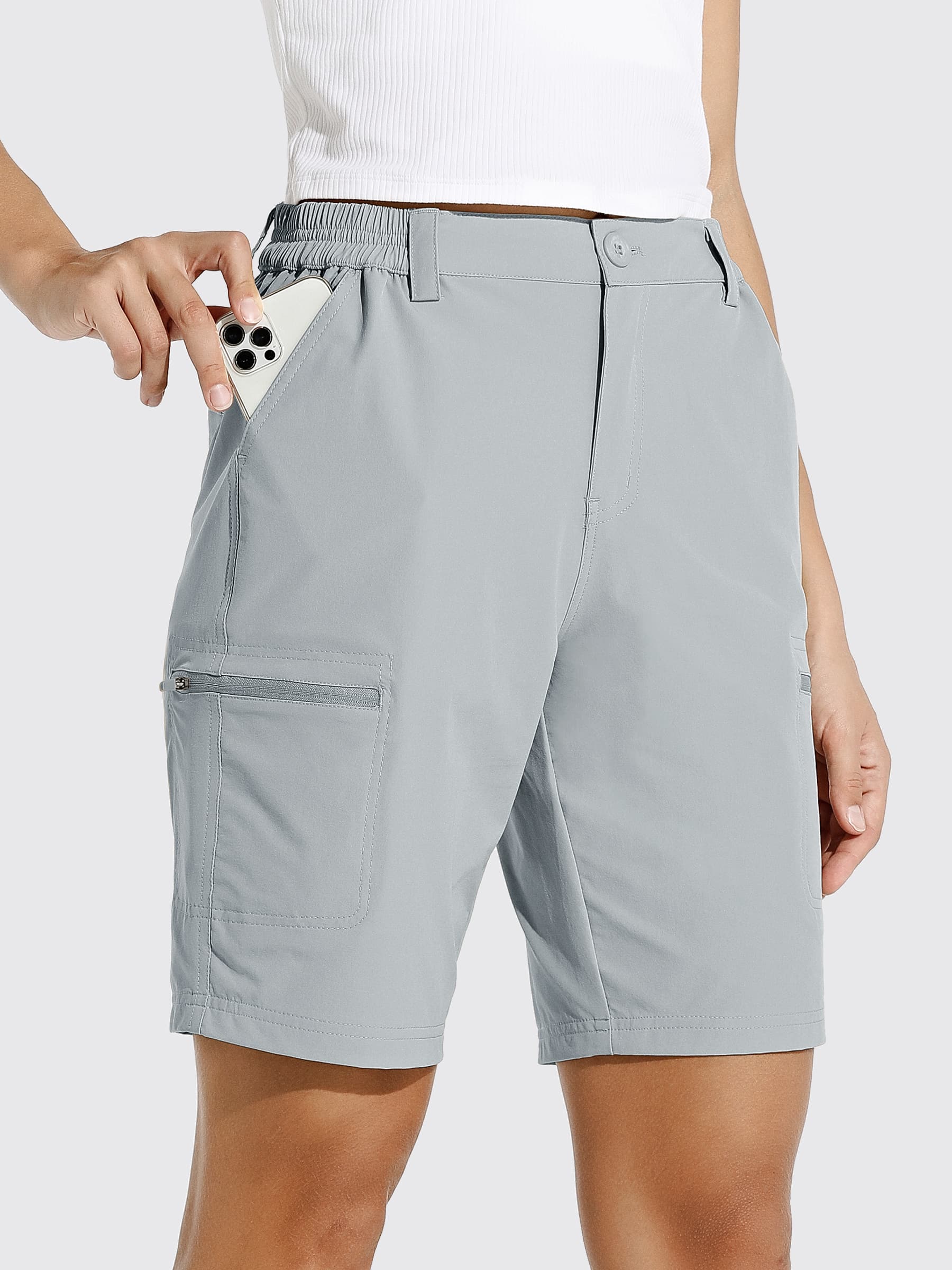 Women's Outdoor Cargo Shorts 10 Inseam