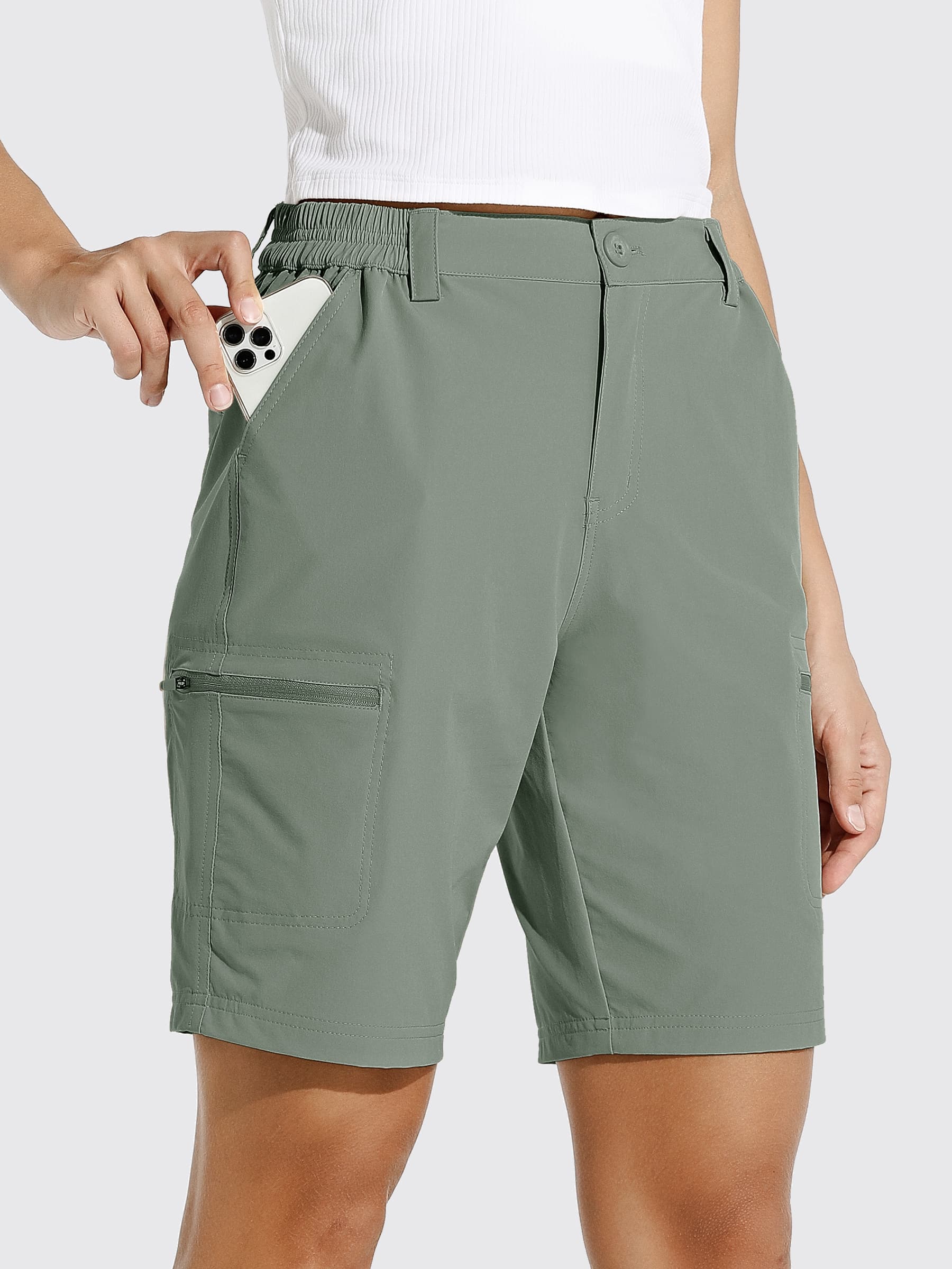 Women's Outdoor Cargo Shorts 10 Inseam