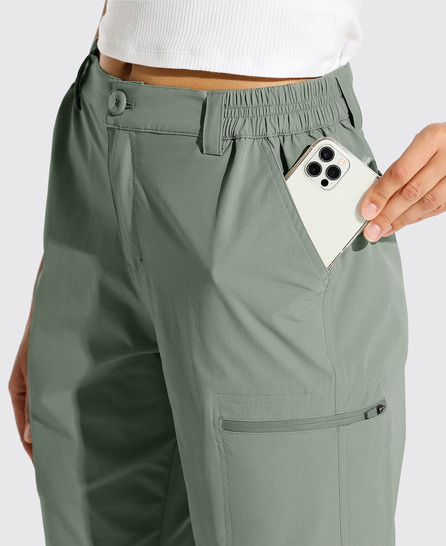 Women's Outdoor Cargo Shorts 10 Inseam