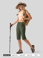 Women's Long Hiking Shorts 15 Inch