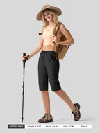Women's Long Hiking Shorts 15 Inch