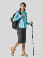 Women's Long Hiking Shorts 15 Inch