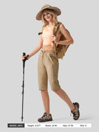 Women's Long Hiking Shorts 15 Inch