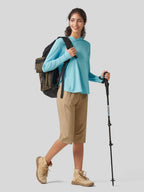 Women's Long Hiking Shorts 15 Inch