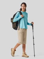 Women's Long Hiking Shorts 15 Inch