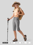 Women's Long Hiking Shorts 15 Inch