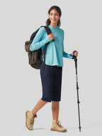 Women's Long Hiking Shorts 15 Inch