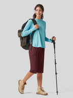 Women's Long Hiking Shorts 15 Inch