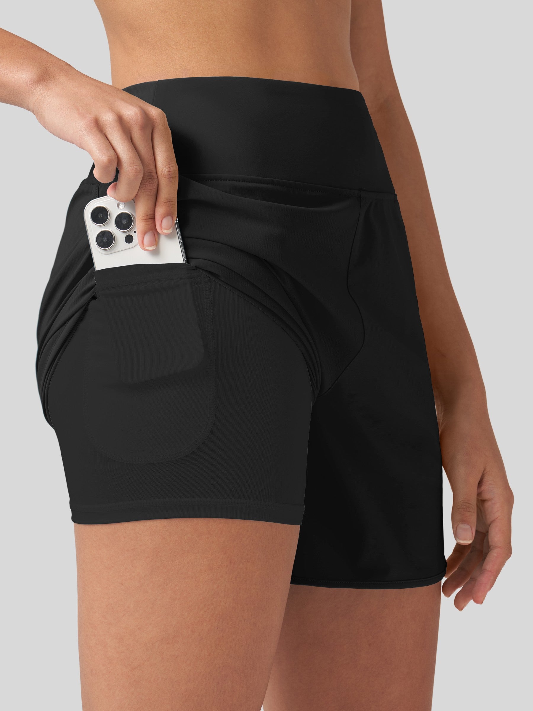 Women's 5 Inch Board Shorts with Panty