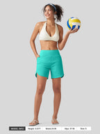 Women's 5 Inch Board Shorts with Panty