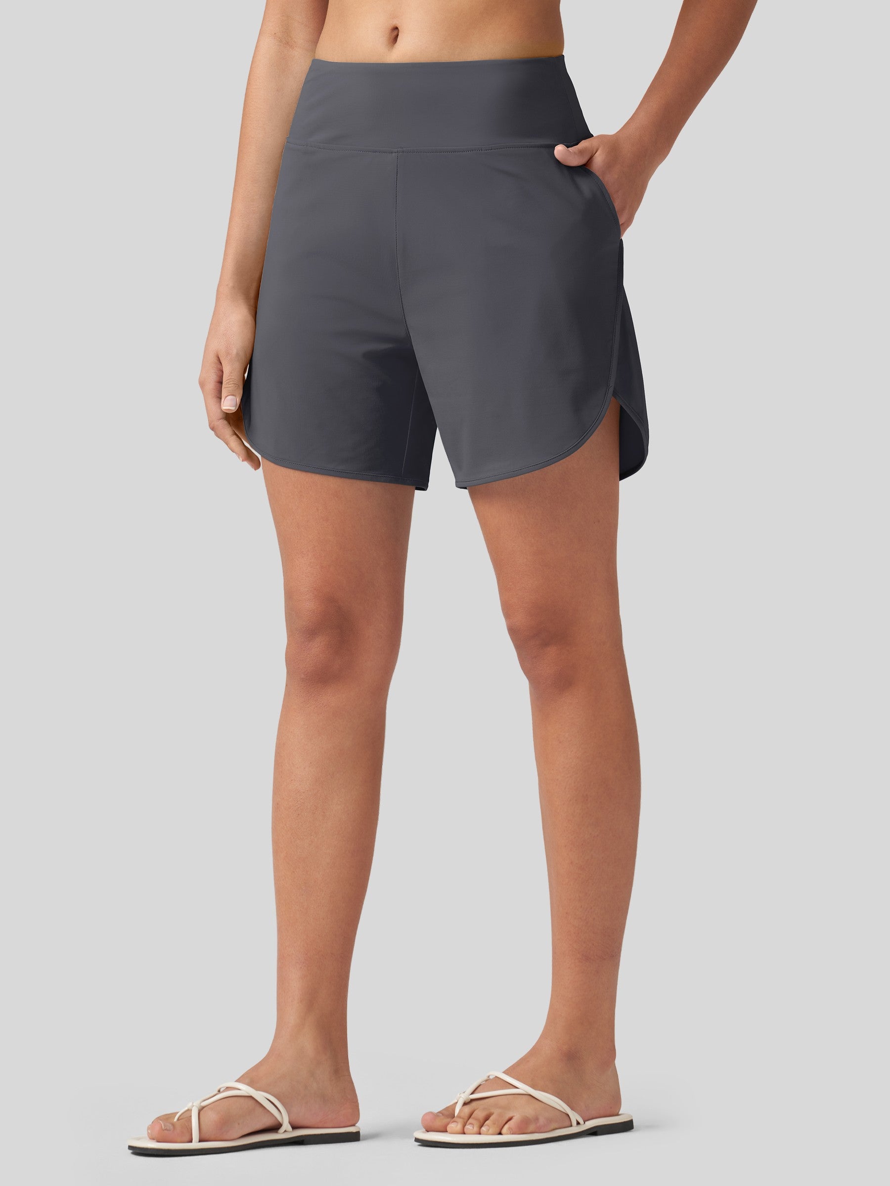 Women's 5 Inch Board Shorts with Panty