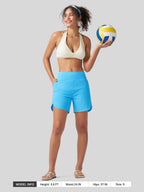 Women's 5 Inch Board Shorts with Panty