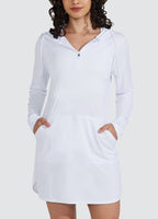 Women's Beach Hooded Cover-Up Dress