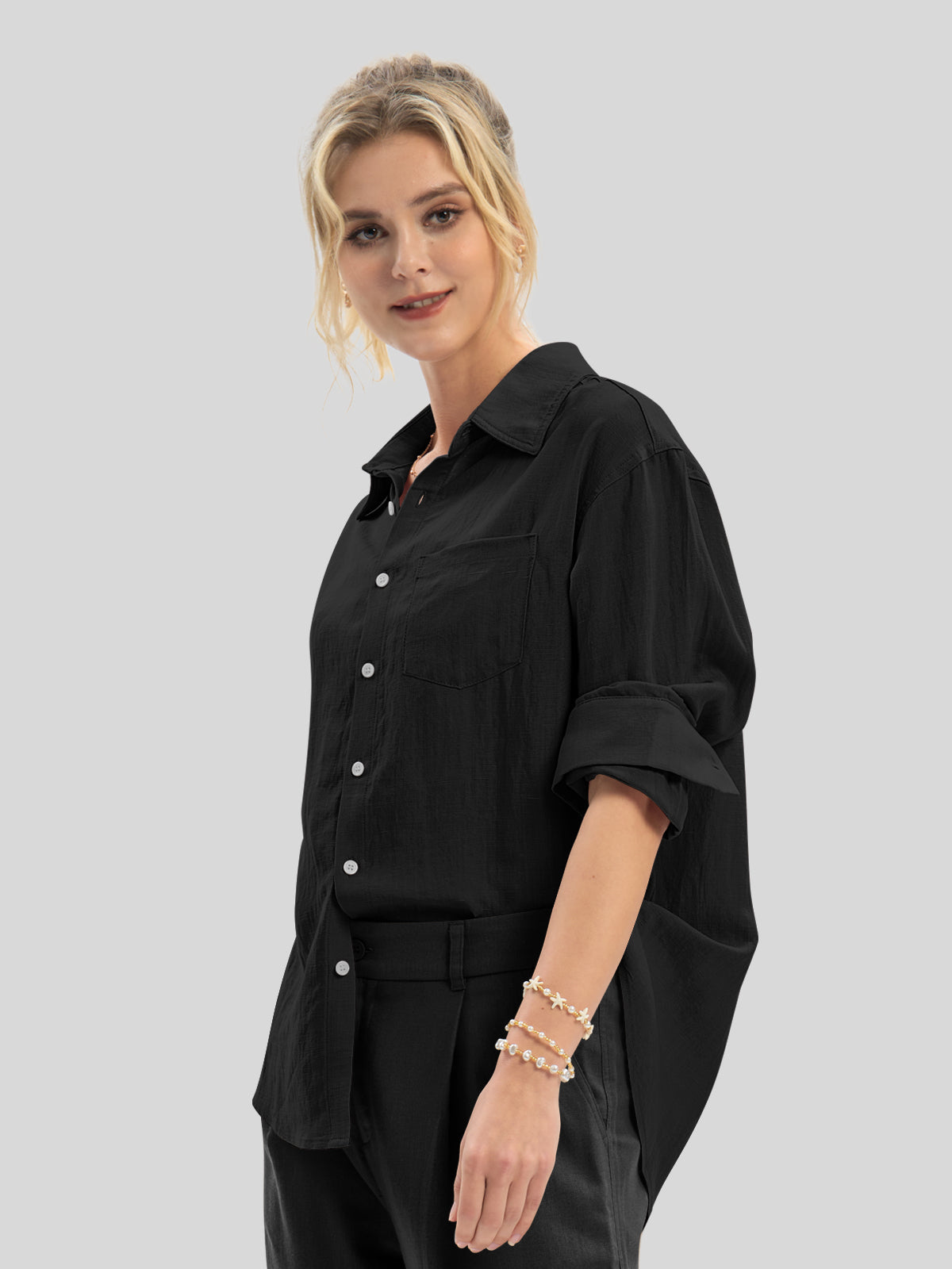 Women's Breeze Linen Button-Down Shirts