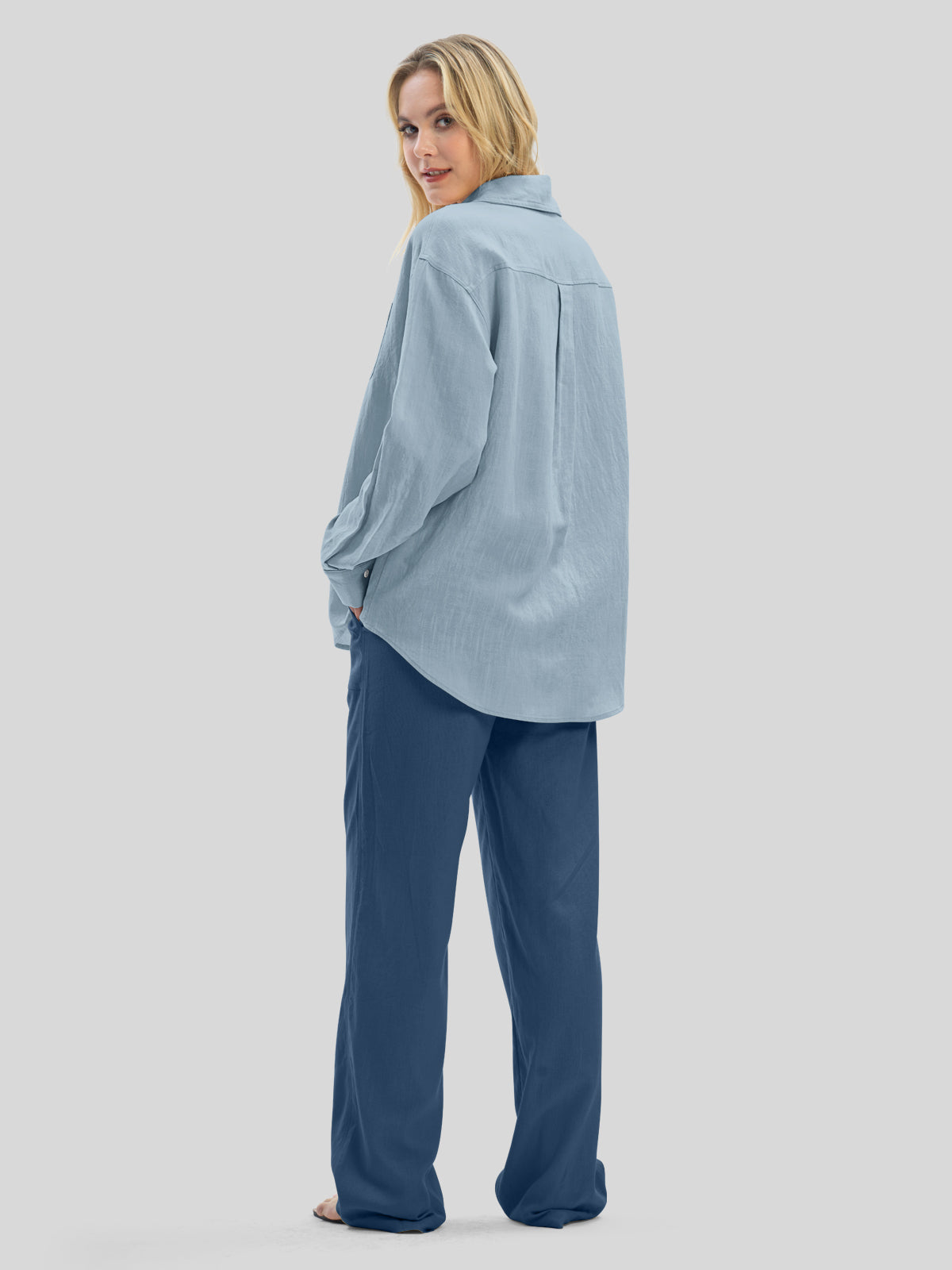 Women's Breeze Linen Button-Down Shirts