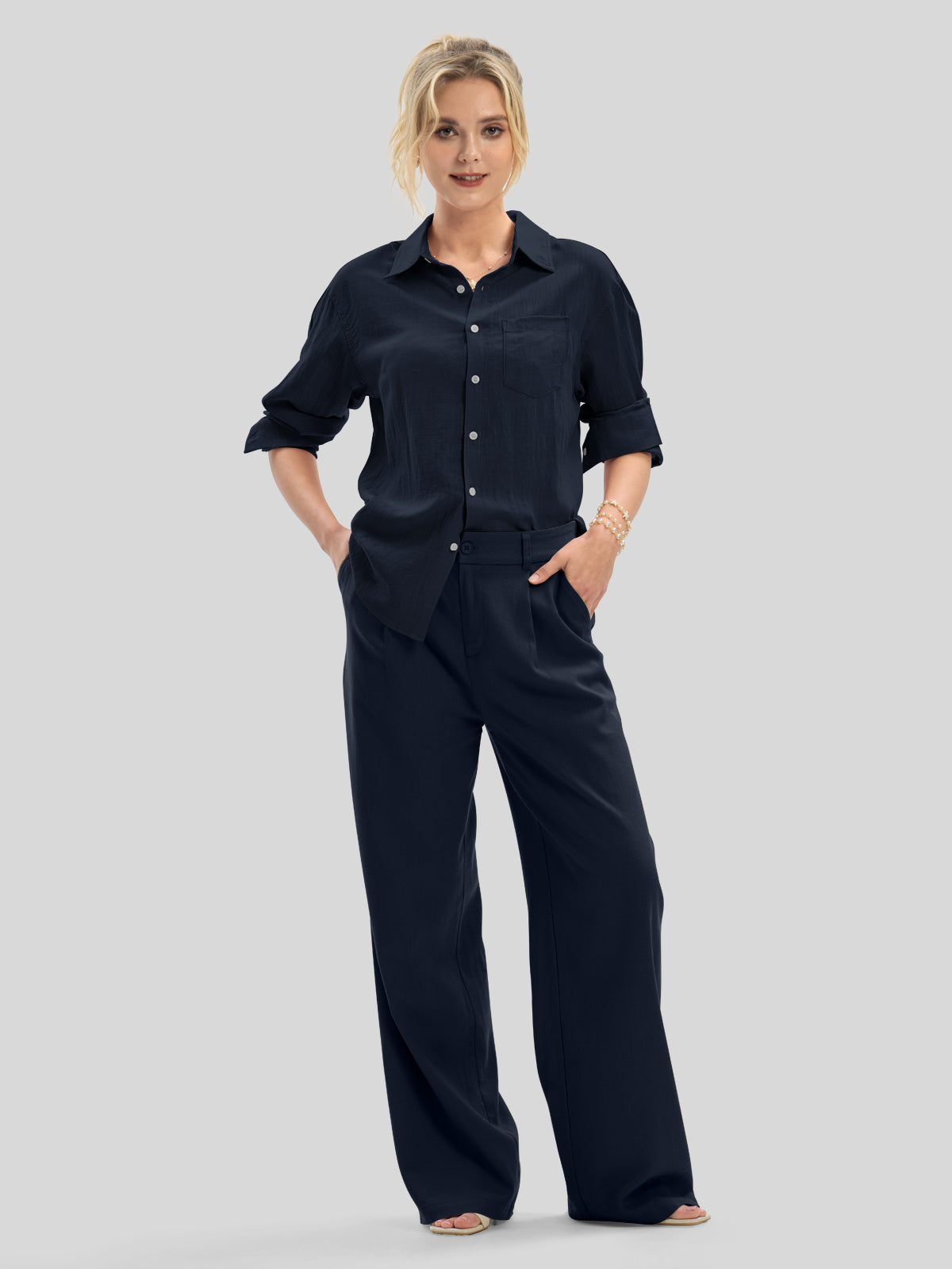 Women's Breeze Linen Button-Down Shirts