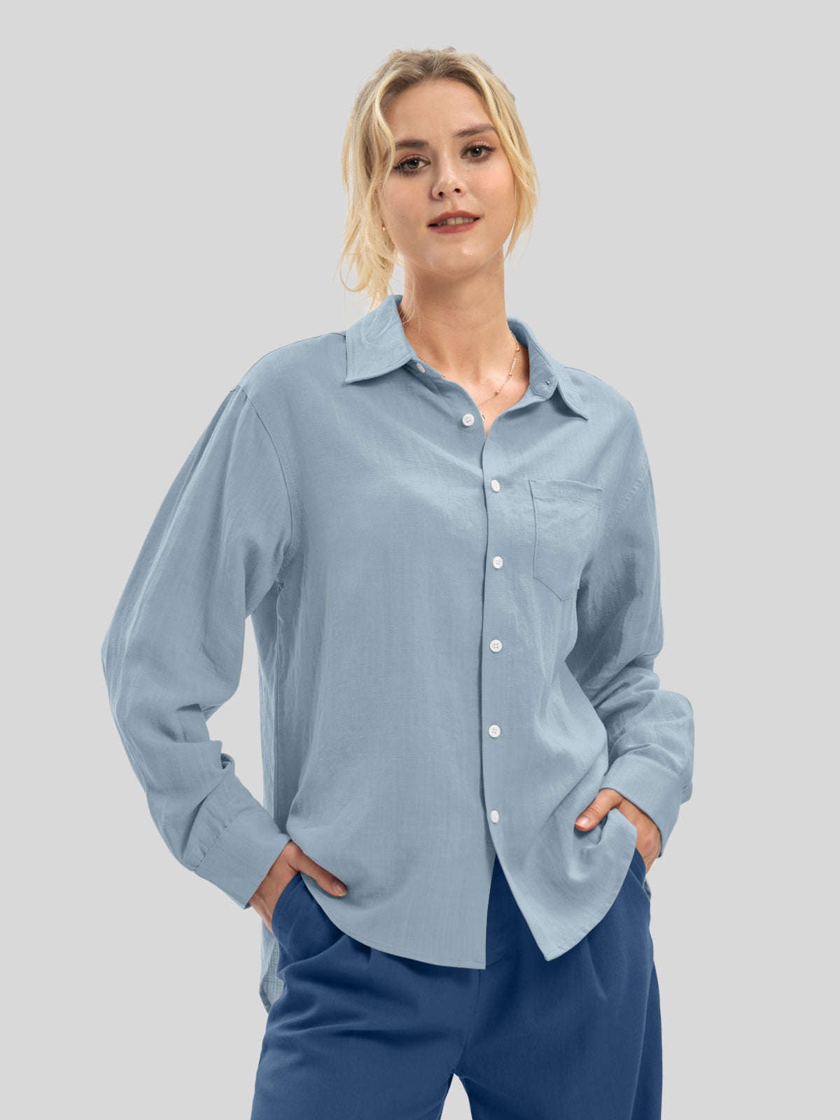 Women's Breeze Linen Button-Down Shirts