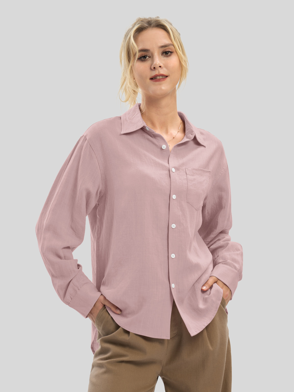 Women's Breeze Linen Button-Down Shirts