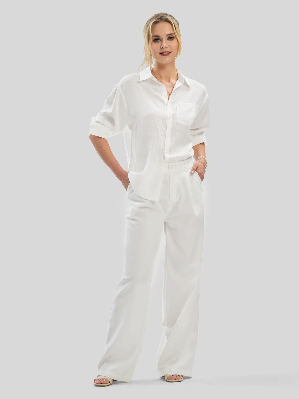 Women's Breeze Linen Button-Down Shirts