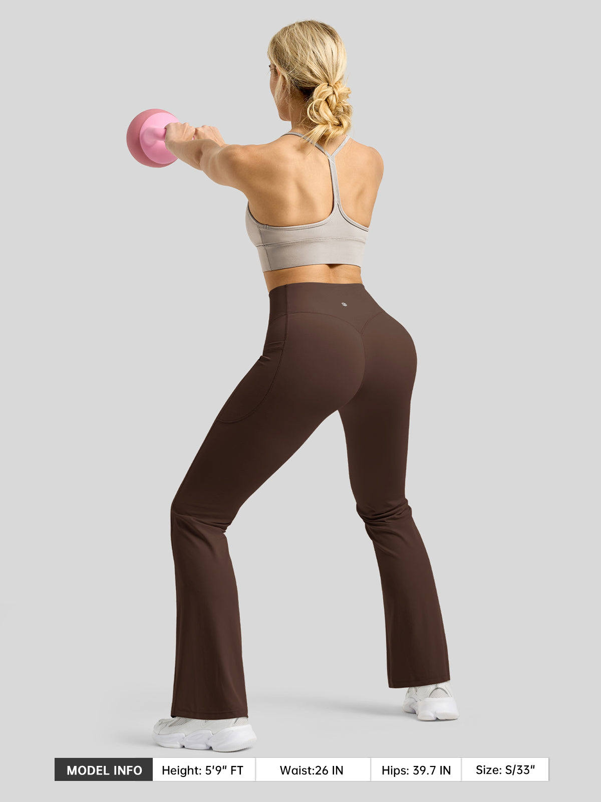 Women's Butterflux Pockets Flare Leggings