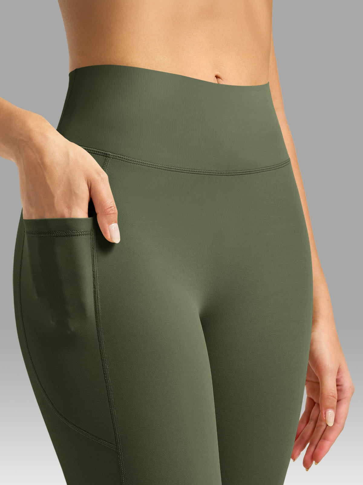 Women's Butterflux Pockets Flare Leggings