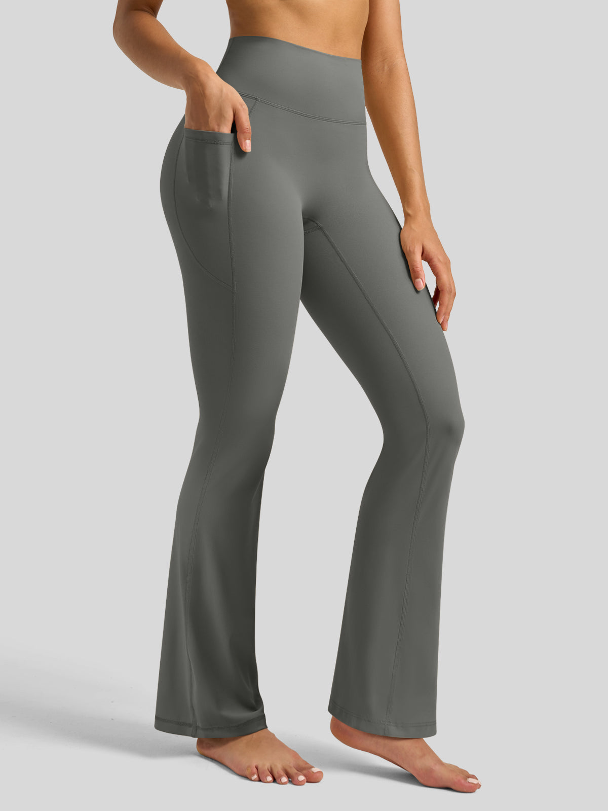 Women's Butterflux Pockets Flare Leggings