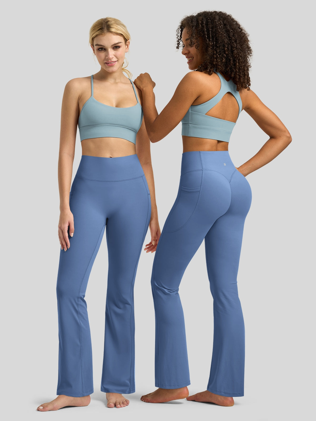 Women's Butterflux Pockets Flare Leggings