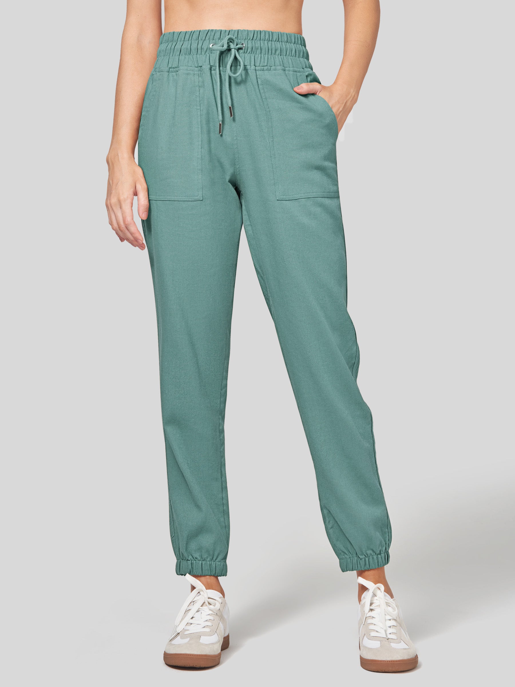 Women's Cotton Linen Joggers