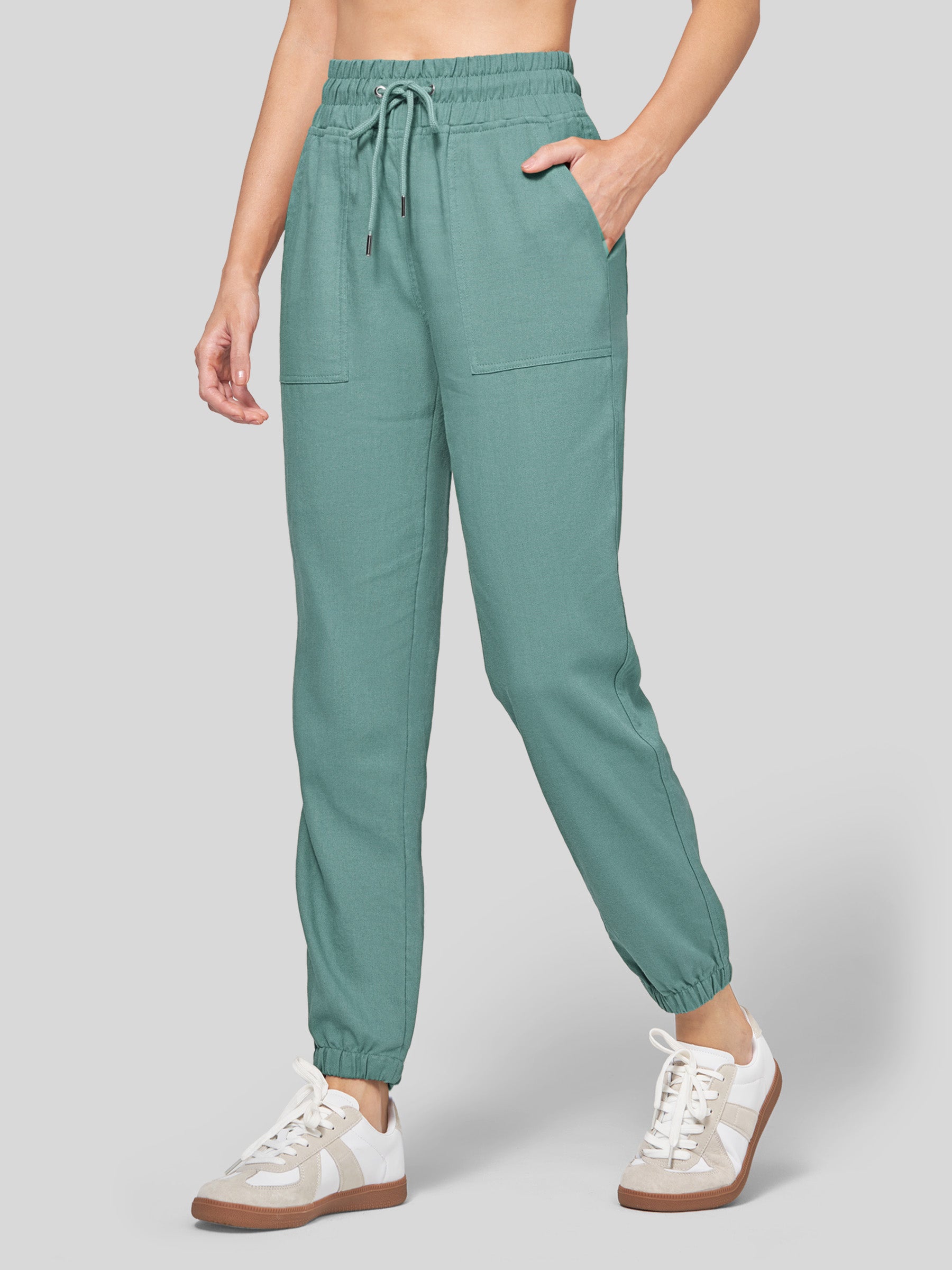 Women's Cotton Linen Joggers