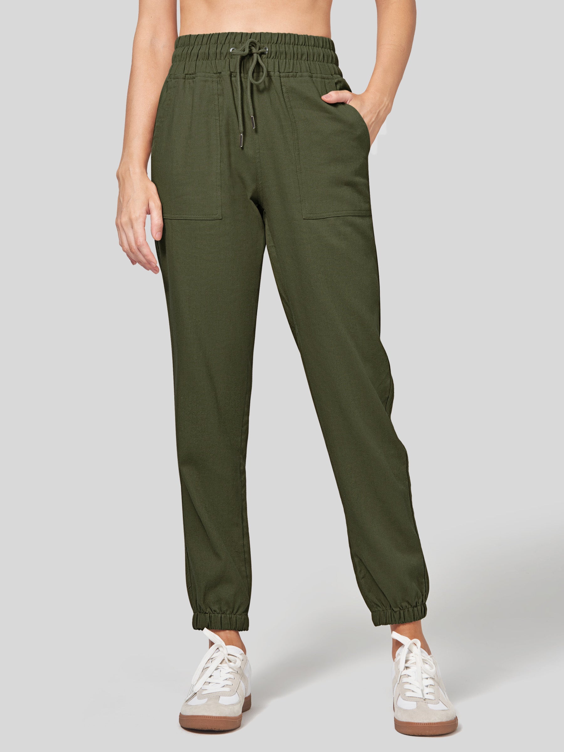 Women's Cotton Linen Joggers
