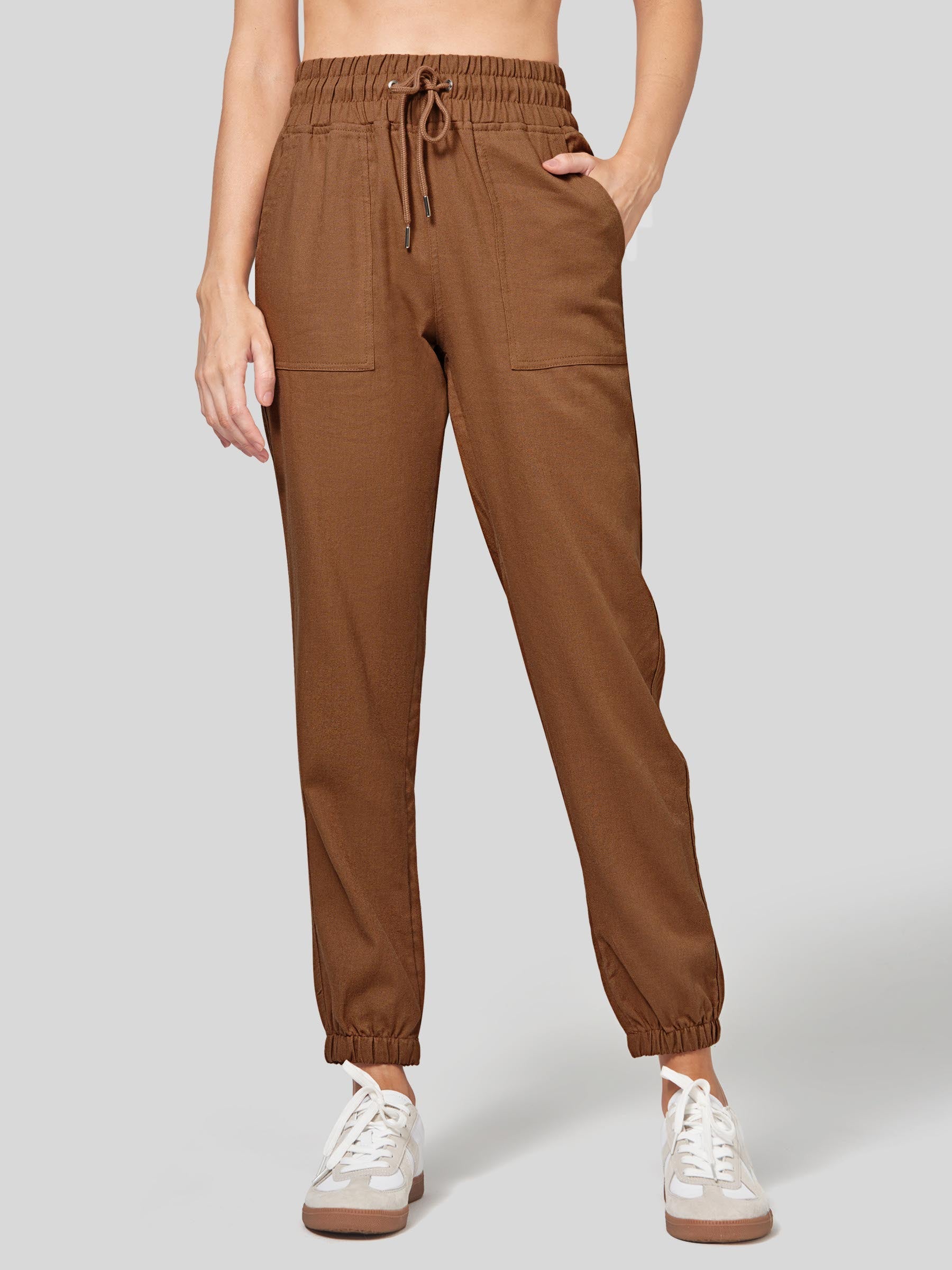 Women's Cotton Linen Joggers