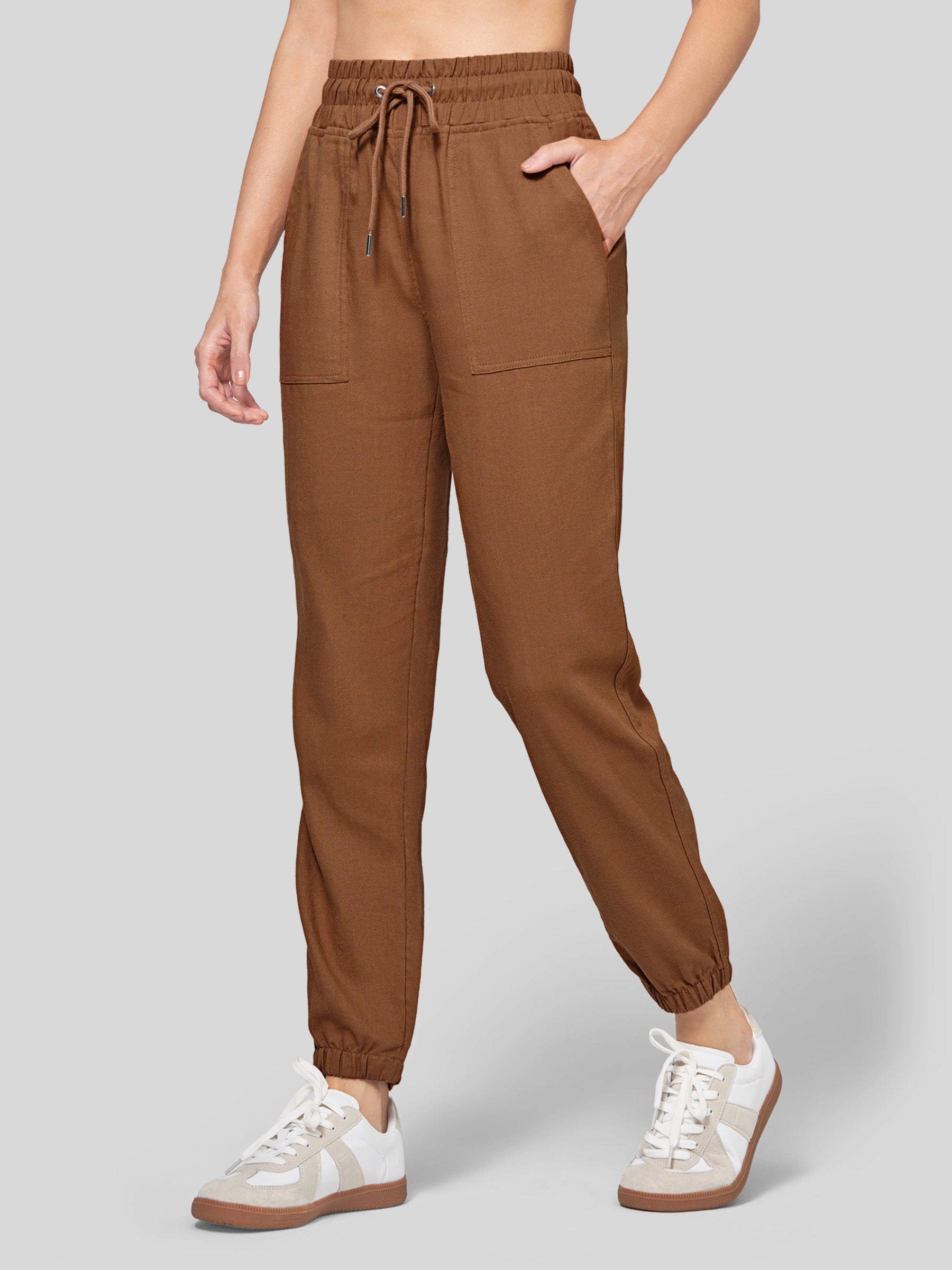 Women's Cotton Linen Joggers