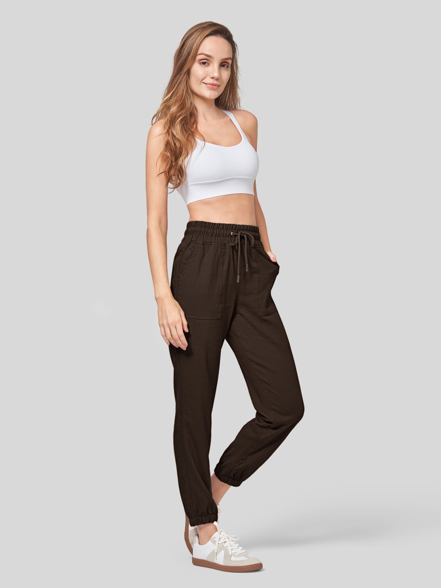 Women's Cotton Linen Joggers