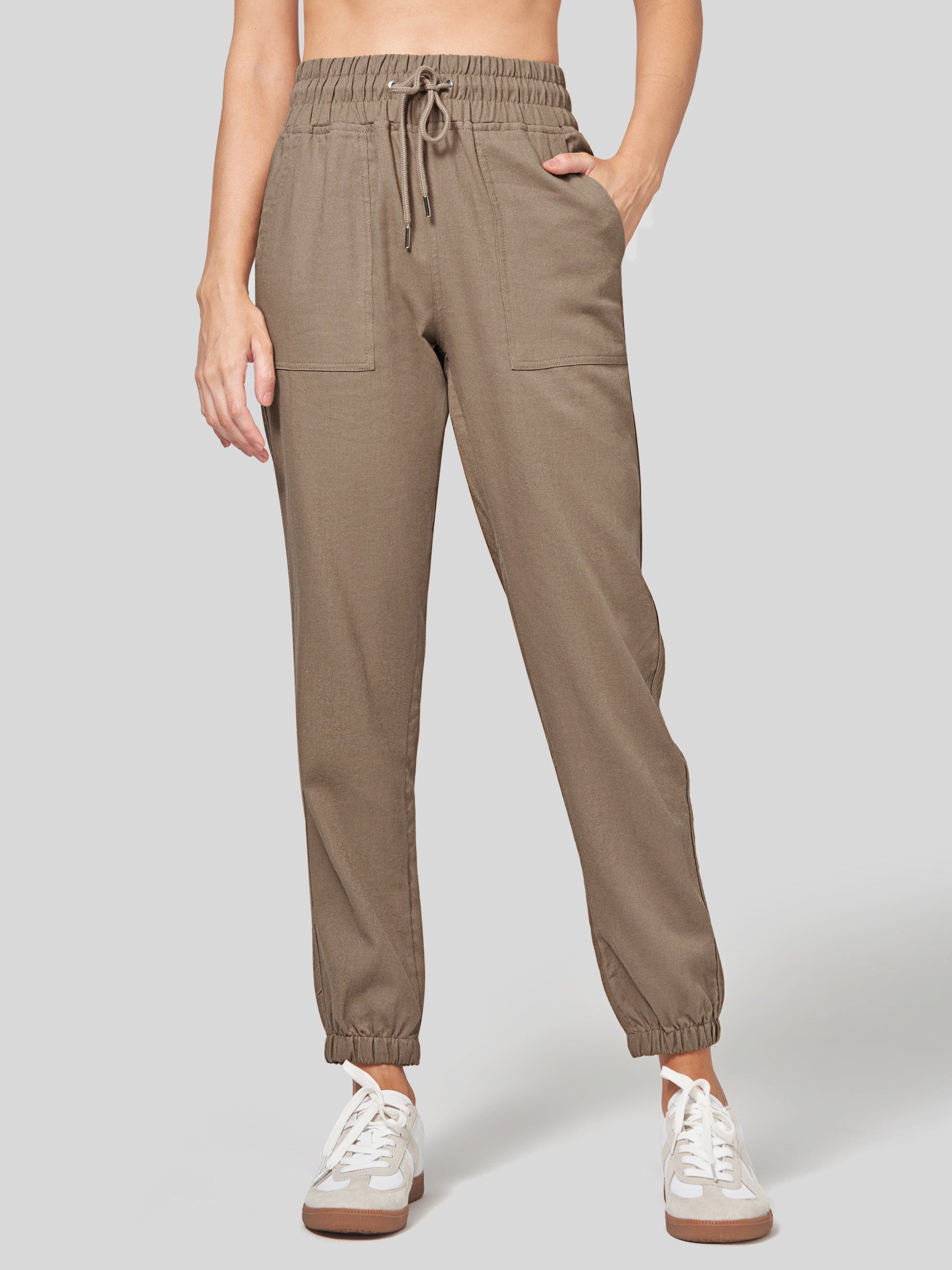 Women's Cotton Linen Joggers