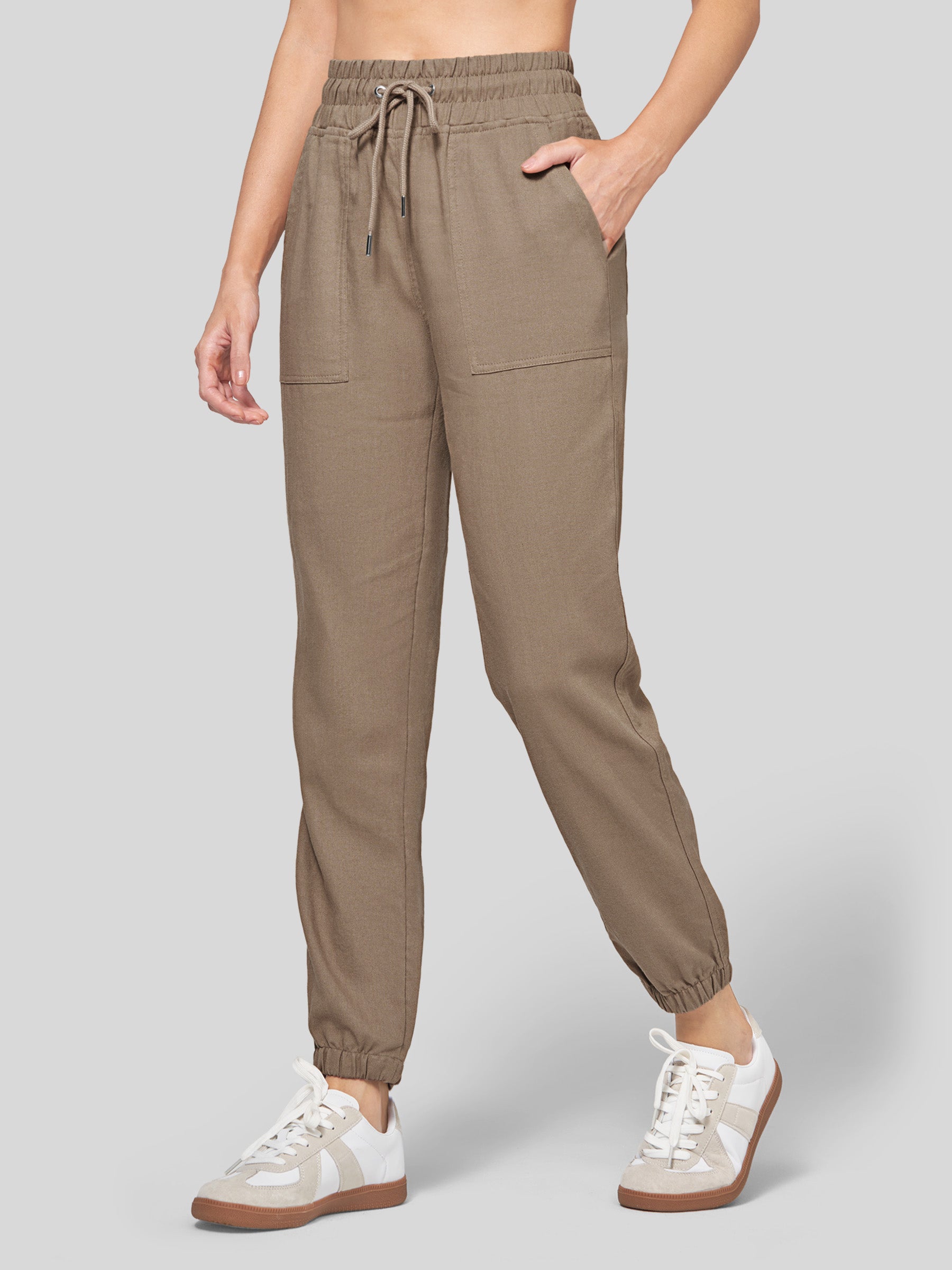Women's Cotton Linen Joggers