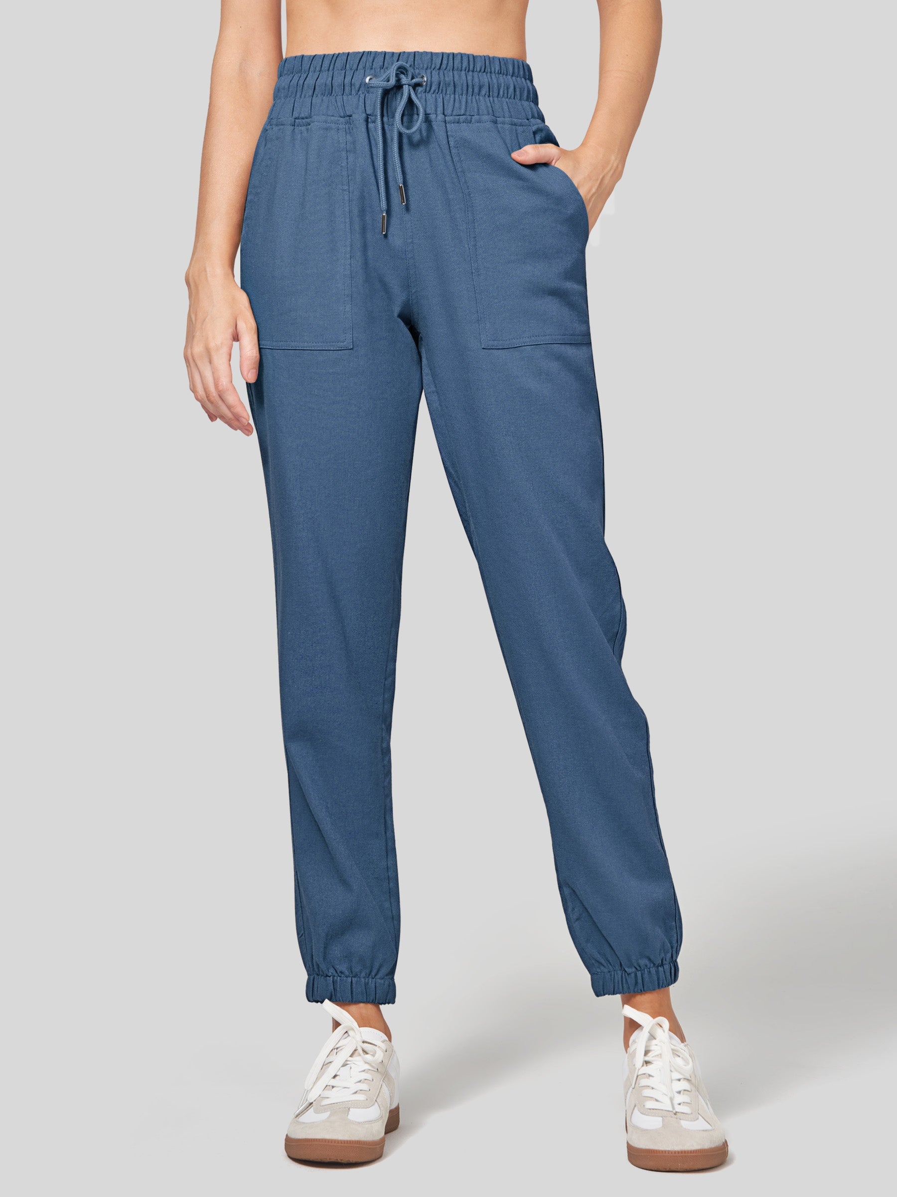 Women's Cotton Linen Joggers