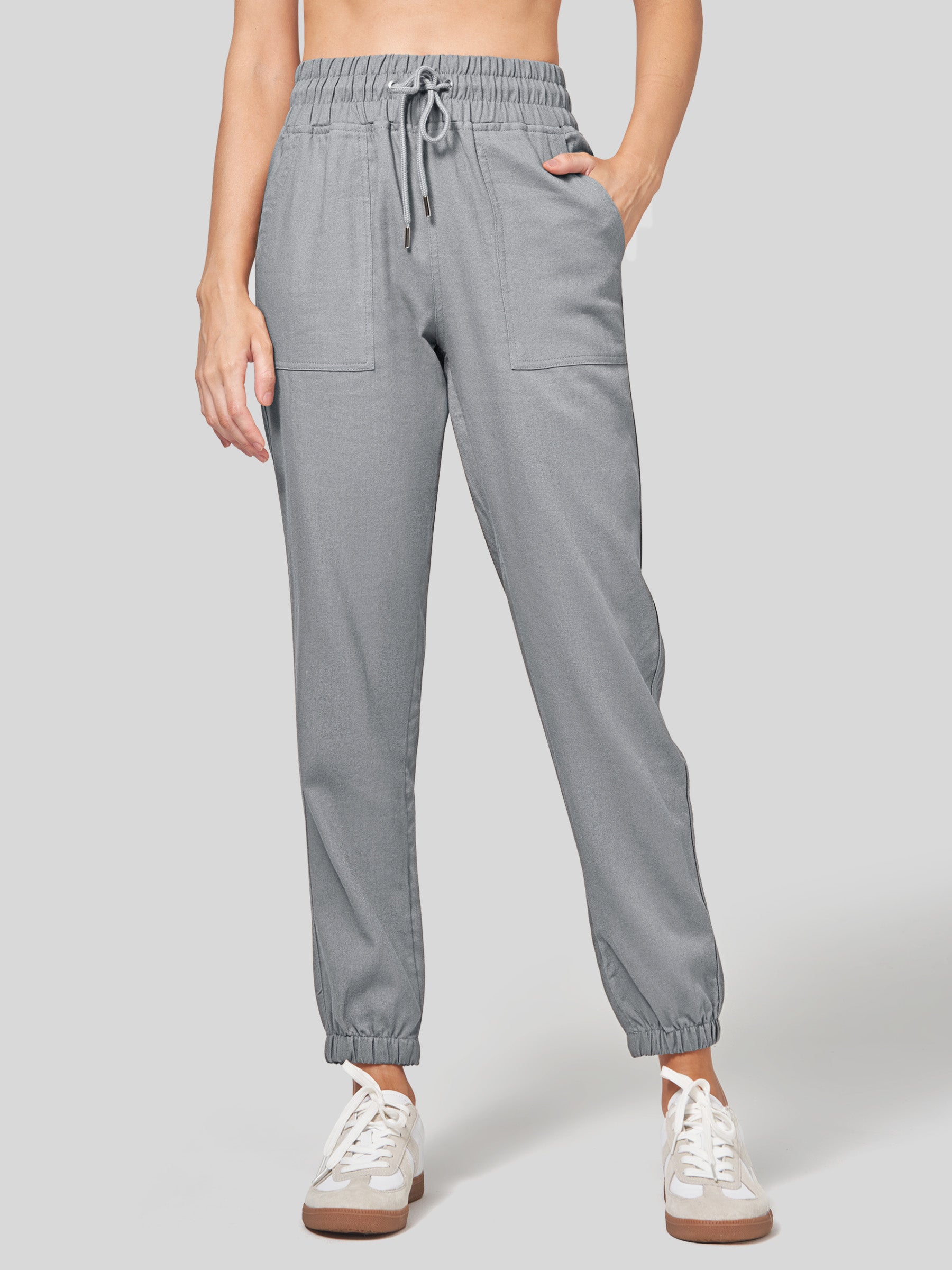 Women's Cotton Linen Joggers