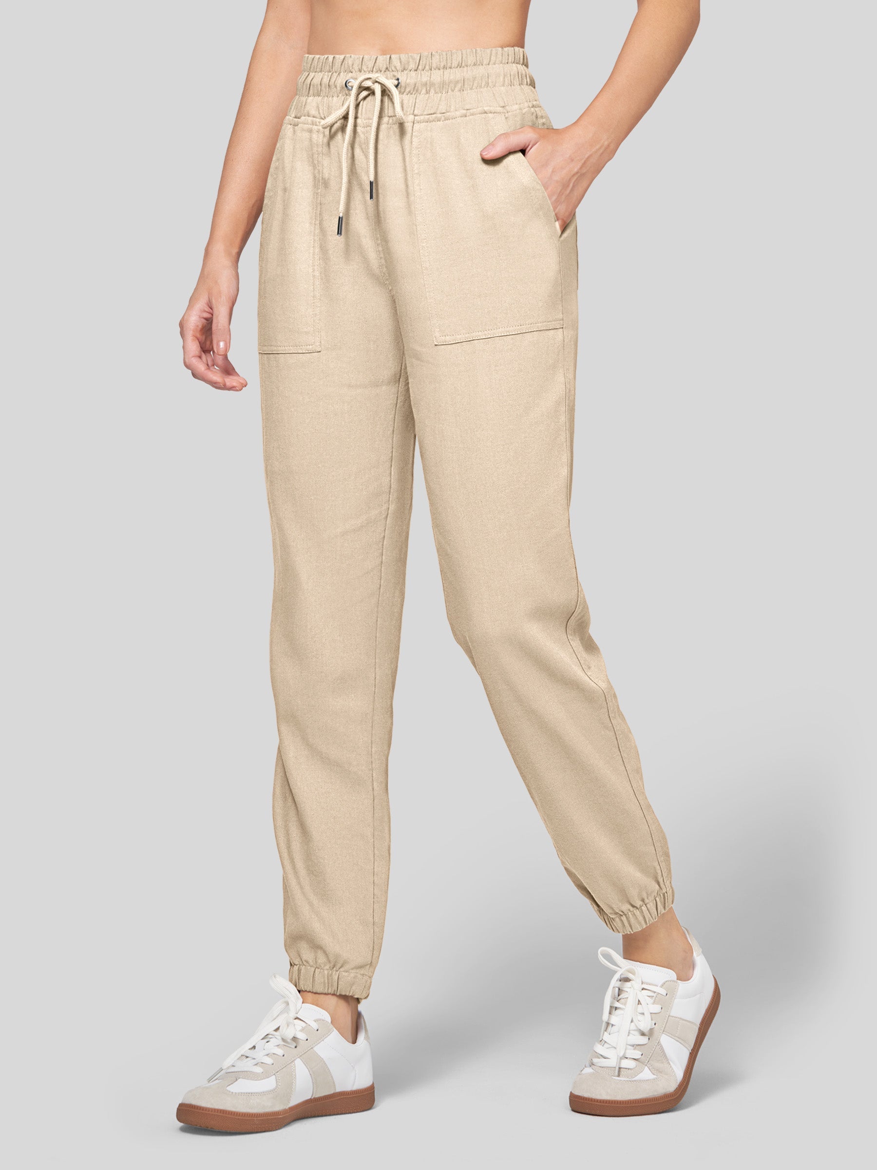 Women's Cotton Linen Joggers